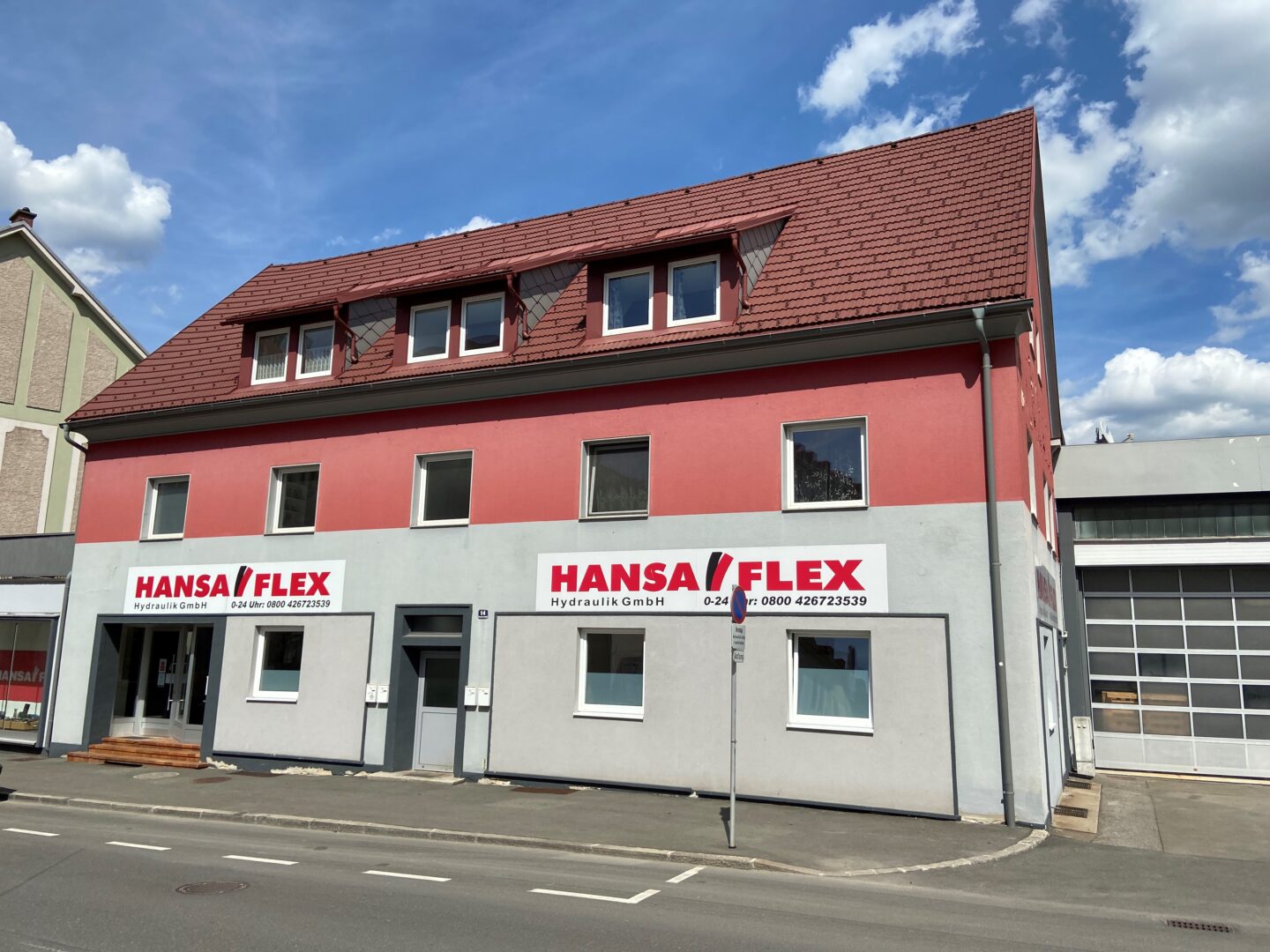 Filiale Leoben Halle Gebäude Zweigstelle HANSA-FLEX Steiermark